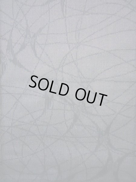 画像5: J0722E 夏物 女性用着物  シルク（正絹） ヘザー（杢）  グレー（灰色）, 抽象的模様 【中古】 【USED】 【リサイクル】 ★★★★☆ (5)