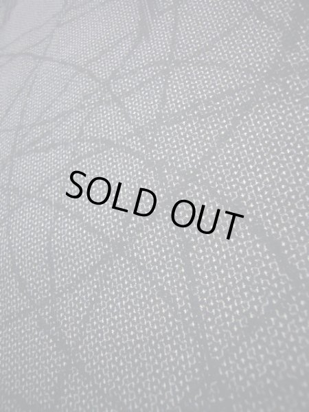 画像9: J0722E 夏物 女性用着物  シルク（正絹） ヘザー（杢）  グレー（灰色）, 抽象的模様 【中古】 【USED】 【リサイクル】 ★★★★☆ (9)