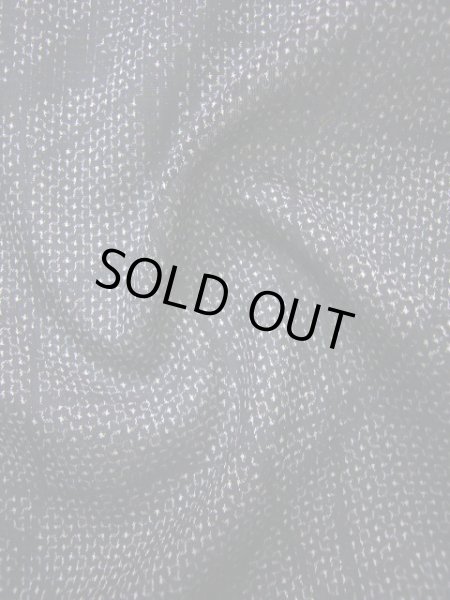 画像10: J0722E 夏物 女性用着物  シルク（正絹） ヘザー（杢）  グレー（灰色）, 抽象的模様 【中古】 【USED】 【リサイクル】 ★★★★☆ (10)