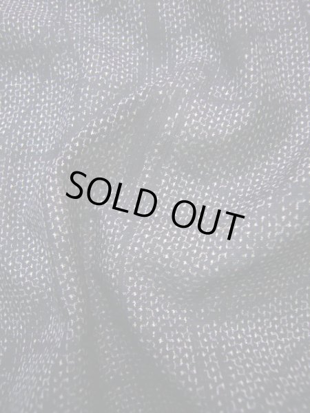 画像11: J0722E 夏物 女性用着物  シルク（正絹） ヘザー（杢）  グレー（灰色）, 抽象的模様 【中古】 【USED】 【リサイクル】 ★★★★☆ (11)