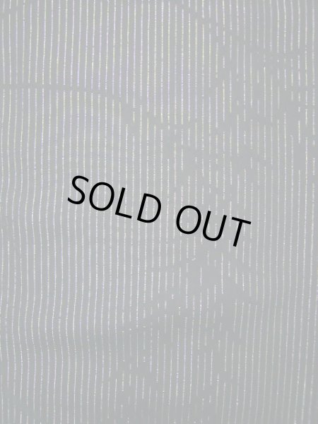 画像5: J0722H 夏物 女性用着物  シルク（正絹） ダークな  黒, 葉 【中古】 【USED】 【リサイクル】 ★★★★☆ (5)