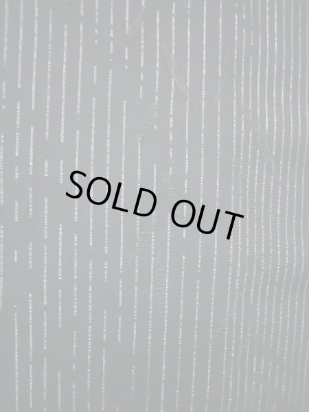 画像6: J0722H 夏物 女性用着物  シルク（正絹） ダークな  黒, 葉 【中古】 【USED】 【リサイクル】 ★★★★☆ (6)