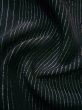 画像10: J0722H 夏物 女性用着物  シルク（正絹） ダークな  黒, 葉 【中古】 【USED】 【リサイクル】 ★★★★☆ (10)