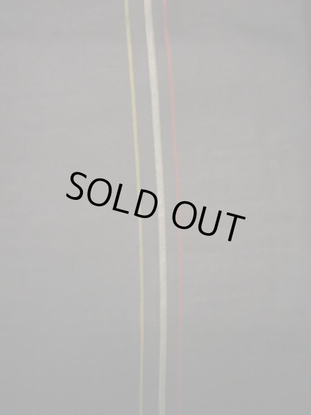 画像6: J0722J 夏物 女性用着物  シルク（正絹） ダークな  黒, 縞 【中古】 【USED】 【リサイクル】 ★☆☆☆☆ (6)