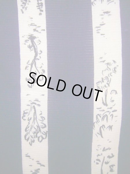 画像5: J0722N 夏物 女性用着物 絽ちりめん シルク（正絹） ダークな  紫, 花 【中古】 【USED】 【リサイクル】 ★★☆☆☆ (5)