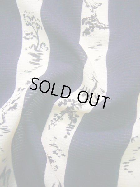 画像10: J0722N 夏物 女性用着物 絽ちりめん シルク（正絹） ダークな  紫, 花 【中古】 【USED】 【リサイクル】 ★★☆☆☆ (10)