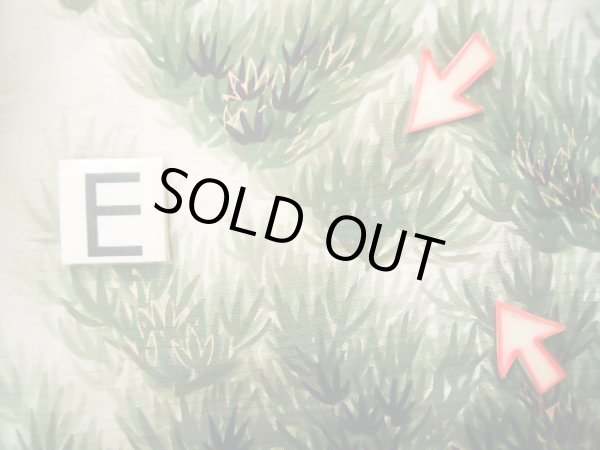 画像17: J0722R 夏物 女性用着物  シルク（正絹） スモーキーな  グレー（灰色）, 花 【中古】 【USED】 【リサイクル】 ★★★☆☆ (17)