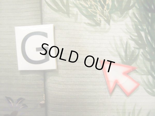 画像18: J0722R 夏物 女性用着物  シルク（正絹） スモーキーな  グレー（灰色）, 花 【中古】 【USED】 【リサイクル】 ★★★☆☆ (18)