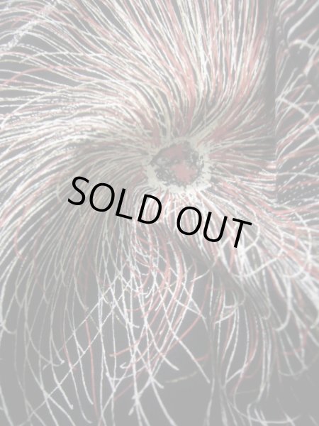 画像9: J0808C 羽織 女性用着物  シルク(正絹) ダークな  黒, 菊 【中古】 【USED】 【リサイクル】 ★★★★☆ (9)