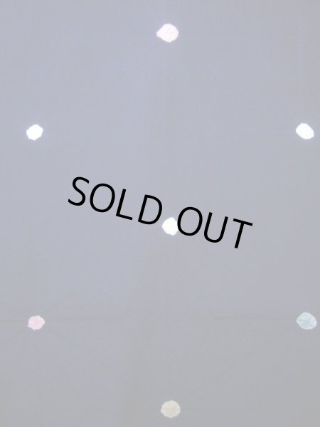 画像5: J0808K 羽織 女性用着物  シルク(正絹) ダークな  ネイビー(紺), 小さな点々 【中古】 【USED】 【リサイクル】 ★★★★☆ (5)