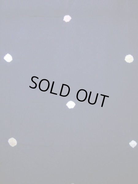 画像6: J0808K 羽織 女性用着物  シルク(正絹) ダークな  ネイビー(紺), 小さな点々 【中古】 【USED】 【リサイクル】 ★★★★☆ (6)