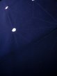 画像7: J0808K 羽織 女性用着物  シルク（正絹） ダークな  ネイビー（紺）, 小さな点々 【中古】 【USED】 【リサイクル】 ★★★★☆ (7)