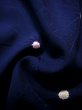 画像10: J0808K 羽織 女性用着物  シルク（正絹） ダークな  ネイビー（紺）, 小さな点々 【中古】 【USED】 【リサイクル】 ★★★★☆ (10)