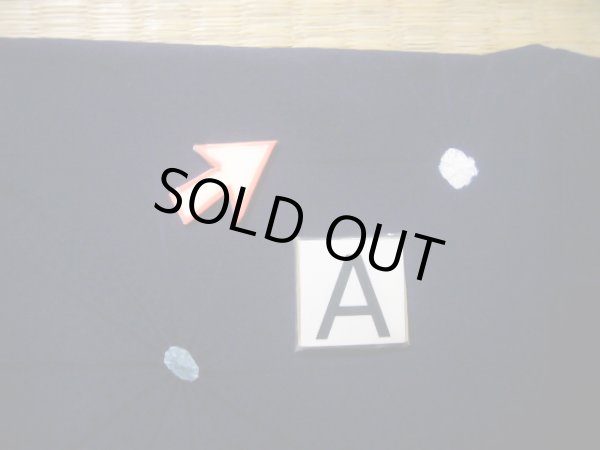 画像12: J0808K 羽織 女性用着物  シルク(正絹) ダークな  ネイビー(紺), 小さな点々 【中古】 【USED】 【リサイクル】 ★★★★☆ (12)