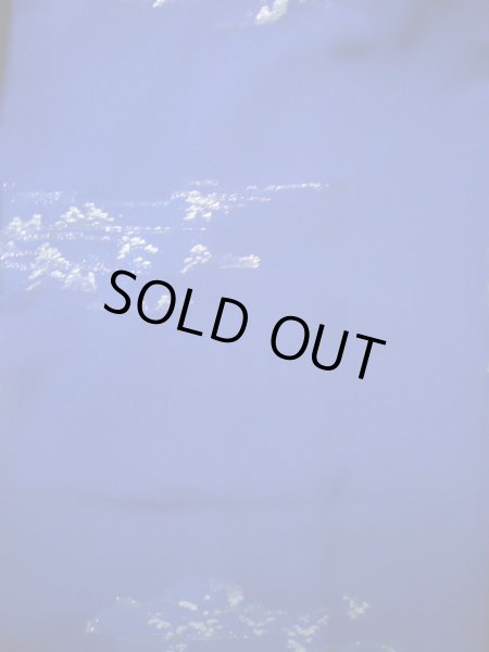 画像3: J0808O 羽織 女性用着物  シルク（正絹） 深い  青, 風景 【中古】 【USED】 【リサイクル】 ★★☆☆☆ (3)