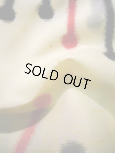 画像11: J0808V 羽織 女性用着物  シルク(正絹) クリーミーな  オフ ホワイト, 抽象的模様 【中古】 【USED】 【リサイクル】 ★☆☆☆☆ (11)