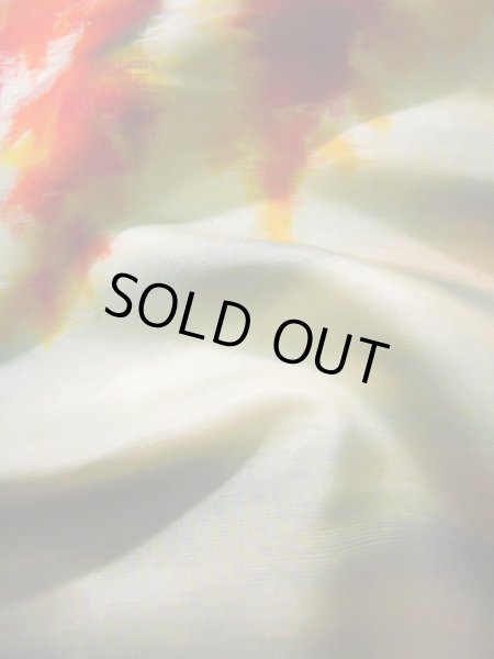 画像9: J0808W 羽織 女性用着物  シルク(正絹) スモーキーな  マルチカラー, 風景 【中古】 【USED】 【リサイクル】 ★☆☆☆☆ (9)