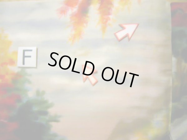 画像18: J0808W 羽織 女性用着物  シルク(正絹) スモーキーな  マルチカラー, 風景 【中古】 【USED】 【リサイクル】 ★☆☆☆☆ (18)