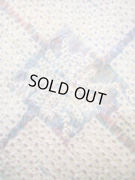 画像7: J0812J 羽織 女性用着物  シルク(正絹) 薄い  ぼかし, 抽象的模様 【中古】 【USED】 【リサイクル】 ★★★★☆ (7)