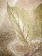 画像14: J0911V 半幅帯  女性用着物 シルク（正絹） スモーキーな   葉  , リバーシブル【中古】 【USED】 【リサイクル】 ★★☆☆☆ (14)