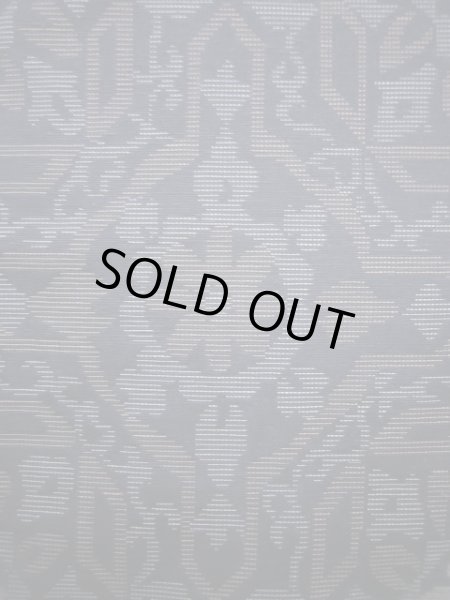 画像5: J0926A  織 女性用着物  シルク（正絹） 淡い ダークな 青, 花 【中古】 【USED】 【リサイクル】 ★★★★☆ (5)