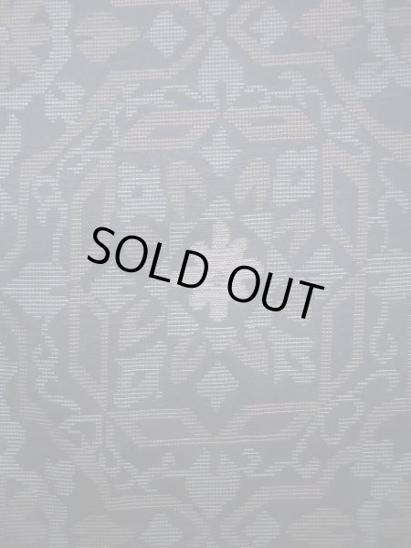 画像6: J0926A  織 女性用着物  シルク（正絹） 淡い ダークな 青, 花 【中古】 【USED】 【リサイクル】 ★★★★☆ (6)