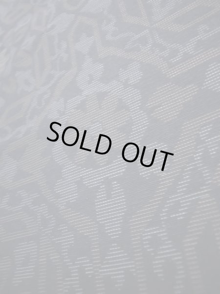 画像8: J0926A  織 女性用着物  シルク（正絹） 淡い ダークな 青, 花 【中古】 【USED】 【リサイクル】 ★★★★☆ (8)