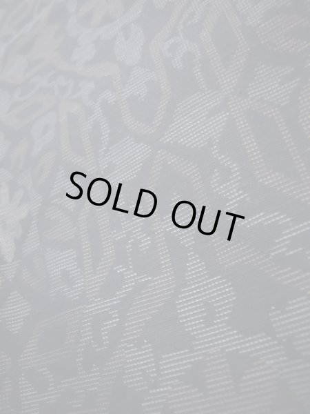 画像10: J0926A  織 女性用着物  シルク（正絹） 淡い ダークな 青, 花 【中古】 【USED】 【リサイクル】 ★★★★☆ (10)