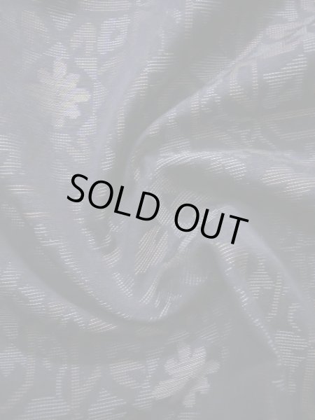 画像11: J0926A  織 女性用着物  シルク（正絹） 淡い ダークな 青, 花 【中古】 【USED】 【リサイクル】 ★★★★☆ (11)