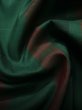 画像9: J0926B  紬 女性用着物  シルク（正絹） 深い  グリーン（緑）, 縞 【中古】 【USED】 【リサイクル】 ★★☆☆☆ (9)