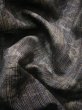 画像12: J0926E  織 女性用着物  シルク（正絹） ヘザー（杢）  グレー（灰色）, 抽象的模様 【中古】 【USED】 【リサイクル】 ★☆☆☆☆ (12)