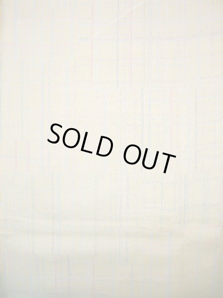 画像3: J0926G  紬 女性用着物  シルク(正絹) 薄い  山吹, 四角 【中古】 【USED】 【リサイクル】 ★★★☆☆ (3)