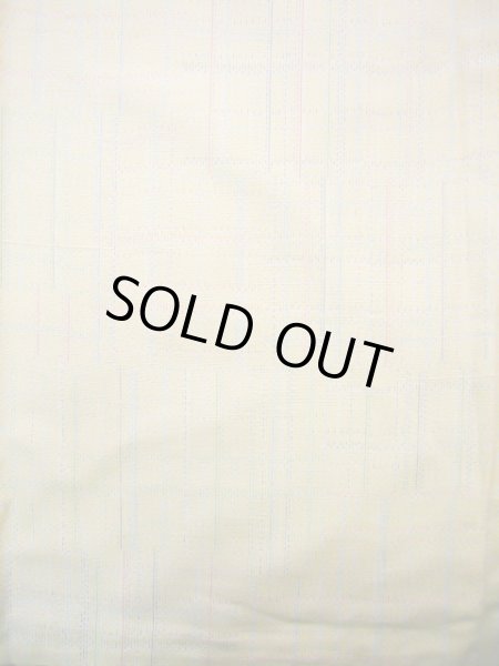 画像5: J0926G  紬 女性用着物  シルク(正絹) 薄い  山吹, 四角 【中古】 【USED】 【リサイクル】 ★★★☆☆ (5)