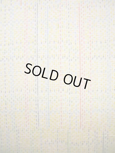 画像6: J0926G  紬 女性用着物  シルク(正絹) 薄い  山吹, 四角 【中古】 【USED】 【リサイクル】 ★★★☆☆ (6)