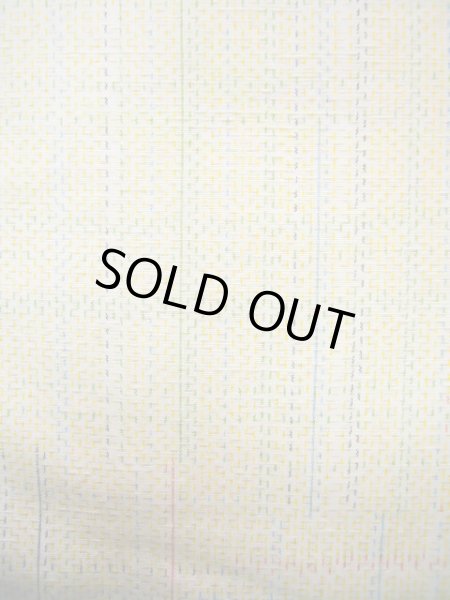 画像9: J0926G  紬 女性用着物  シルク(正絹) 薄い  山吹, 四角 【中古】 【USED】 【リサイクル】 ★★★☆☆ (9)