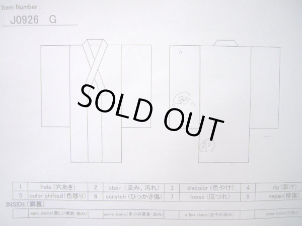 画像17: J0926G  紬 女性用着物  シルク(正絹) 薄い  山吹, 四角 【中古】 【USED】 【リサイクル】 ★★★☆☆ (17)