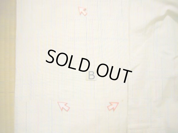 画像19: J0926G  紬 女性用着物  シルク(正絹) 薄い  山吹, 四角 【中古】 【USED】 【リサイクル】 ★★★☆☆ (19)