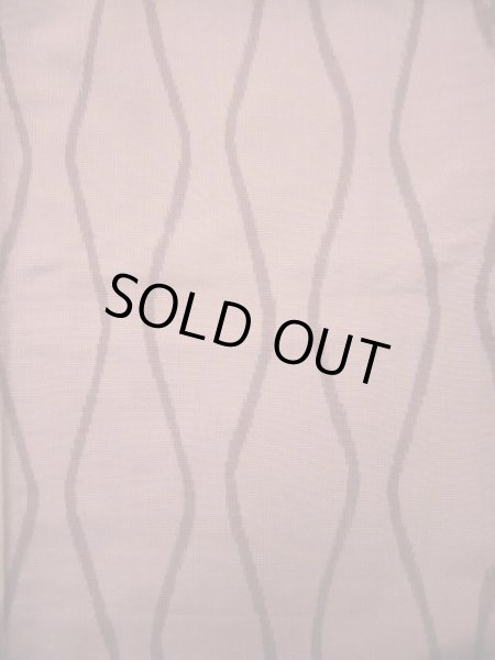 画像4: J1001F  紬 女性用着物  シルク（正絹） 淡い  ピンク, 立涌 【中古】 【USED】 【リサイクル】 ★☆☆☆☆ (4)