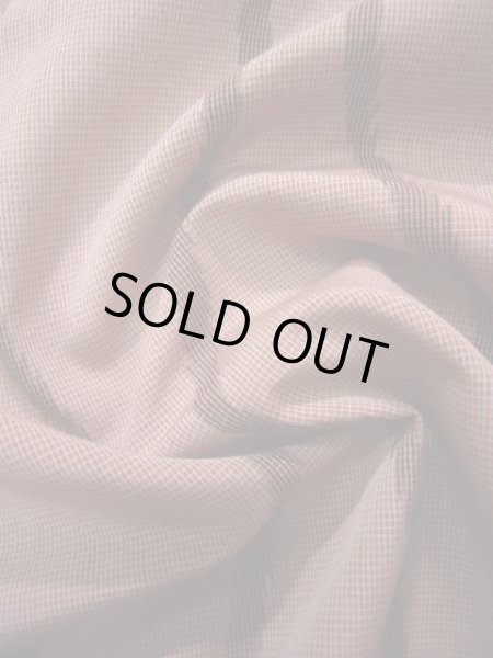 画像9: J1001F  紬 女性用着物  シルク（正絹） 淡い  ピンク, 立涌 【中古】 【USED】 【リサイクル】 ★☆☆☆☆ (9)