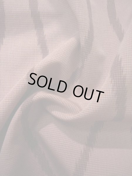 画像10: J1001F  紬 女性用着物  シルク（正絹） 淡い  ピンク, 立涌 【中古】 【USED】 【リサイクル】 ★☆☆☆☆ (10)