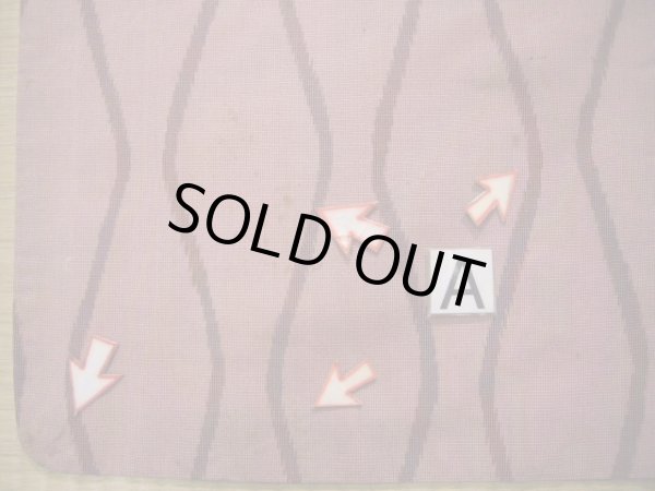 画像12: J1001F  紬 女性用着物  シルク（正絹） 淡い  ピンク, 立涌 【中古】 【USED】 【リサイクル】 ★☆☆☆☆ (12)