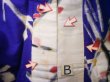画像17: J1001J  紬 女性用着物  シルク（正絹） 深い  白, 花 【中古】 【USED】 【リサイクル】 ★★☆☆☆ (17)