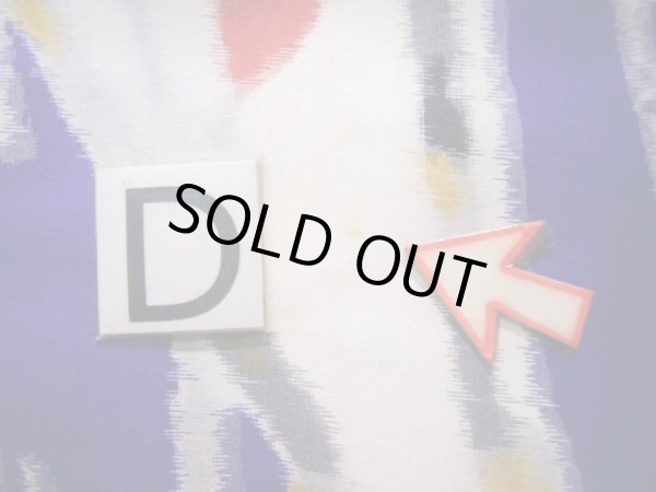 画像19: J1001J  紬 女性用着物  シルク(正絹) 深い  白, 花 【中古】 【USED】 【リサイクル】 ★★☆☆☆ (19)