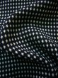 画像9: J1001W  織 女性用着物  綿   黒, 小さな点々 【中古】 【USED】 【リサイクル】 ★★☆☆☆ (9)