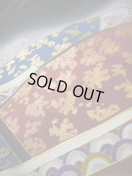 画像18: J1007F  留袖 女性用着物 比翼 シルク(正絹)   黒, 流水 【中古】 【USED】 【リサイクル】 ★★★☆☆ (18)