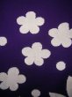 画像6: J1007L  訪問着 女性用着物  シルク（正絹） 深い  紫, 花 【中古】 【USED】 【リサイクル】 ★☆☆☆☆ (6)