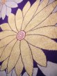 画像10: J1007L  訪問着 女性用着物  シルク（正絹） 深い  紫, 花 【中古】 【USED】 【リサイクル】 ★☆☆☆☆ (10)
