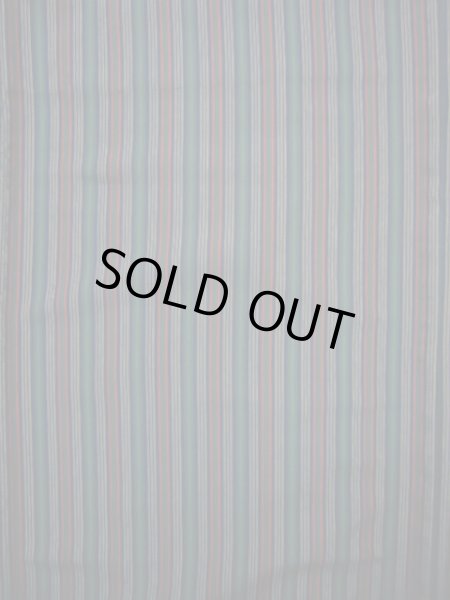 画像3: J1014H Mint  単衣 女性用着物  化繊 ダークな  グリーン(緑), 縞 【中古】 【USED】 【リサイクル】 ★★★★☆ (3)