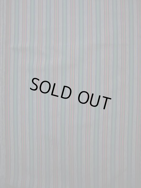 画像4: J1014H Mint  単衣 女性用着物  化繊 ダークな  グリーン(緑), 縞 【中古】 【USED】 【リサイクル】 ★★★★☆ (4)