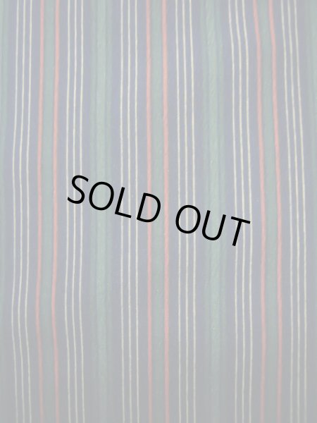 画像5: J1014H Mint  単衣 女性用着物  化繊 ダークな  グリーン(緑), 縞 【中古】 【USED】 【リサイクル】 ★★★★☆ (5)